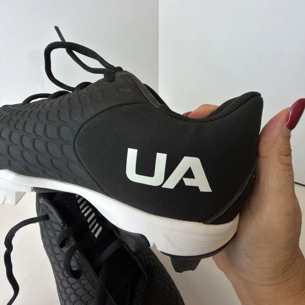 Under Armour Leadoff Low RM Youth Baseball Cleats Black White 3026607001 Size 5Y
